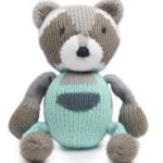 Top Infant Toy-Organic rattle buddy Ramsay the raccoon.