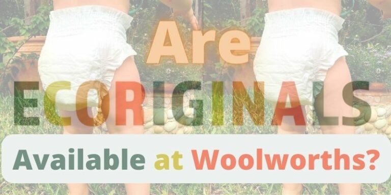 Are Ecoriginals available at Woolworths?- Baby wearing Ecorignals outside.