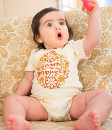 What are the best organic baby clothes on Amazon?-Baby wearing Soul flowers organic onesie-('Image courtesy Soul Flower.) 