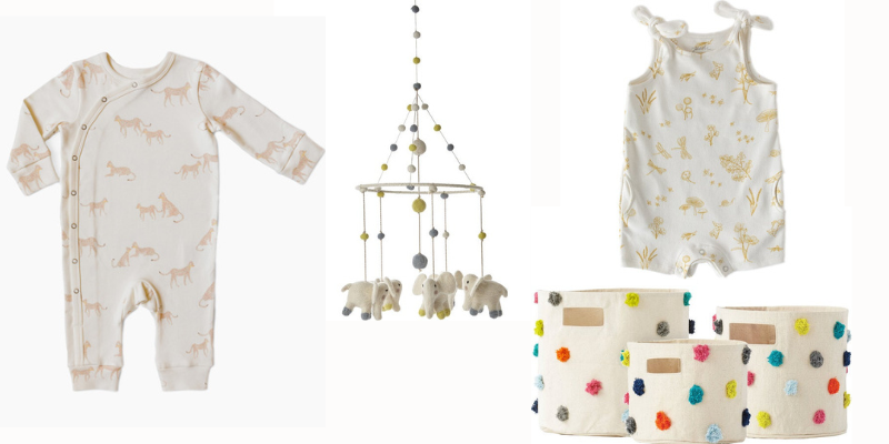 Organic Baby Clothes made with G.O.T.S Certified Organic Cotton.-Image of various products of Pehr.